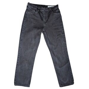 Gap 27 Women's Cheeky Straight High Rise  Black Cotton Denim Jeans